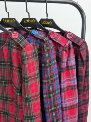 پالتو فوتر چهارخانه