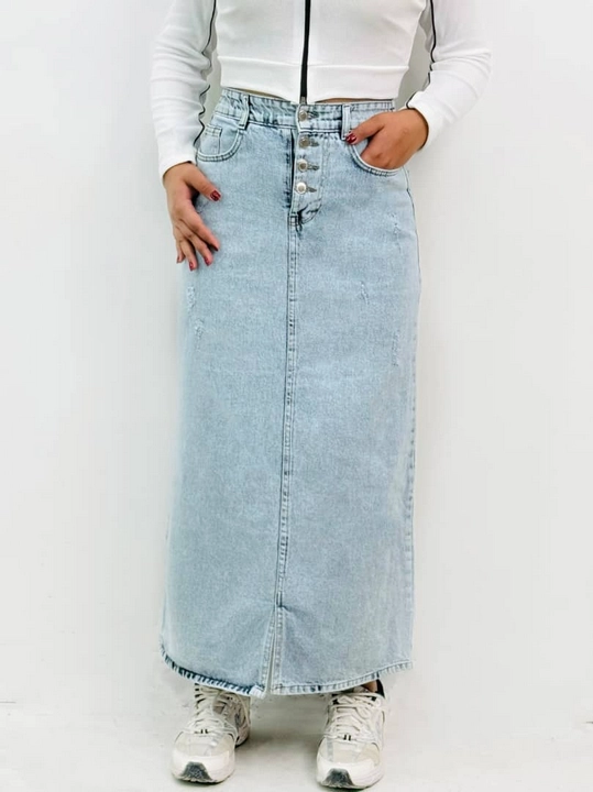 دامن جین ساده7700